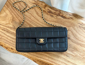 Bagsaaa Chanel Chanel East West Chocolate Bar Black - 26cm