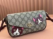 Bagsaaa Gucci GG mini shoulder bag with cat detail 818764 - 22cm - 3