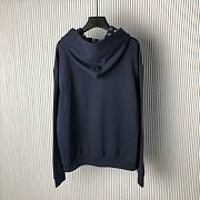 Bagsaaa Louis Vuitton Cotton Hoodie Dark Blue - 3