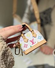 Bagsaaa M02458 LV x TM Micro Alma Bag Charm Monogram Multicolor - 1