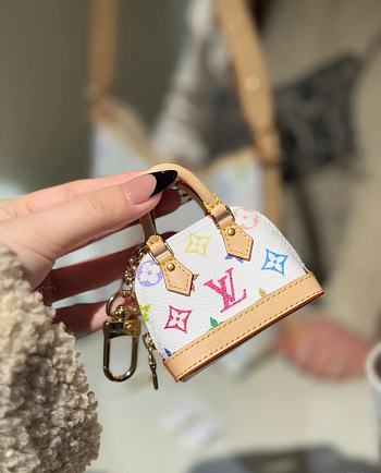 Bagsaaa M02458 LV x TM Micro Alma Bag Charm Monogram Multicolor