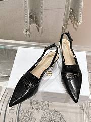 Bagsaaa Dior Boy Slingback Pump Black Calfskin - 1