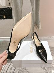 Bagsaaa Dior Boy Slingback Pump Black Calfskin - 3