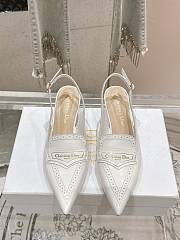 Bagsaaa Dior Boy Slingback Pump White Calfskin - 1