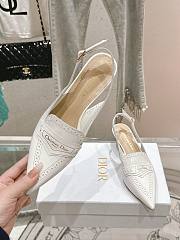 Bagsaaa Dior Boy Slingback Pump White Calfskin - 4