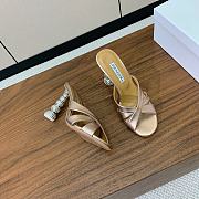 Bagsaaa Aquazzura Yes Baby Mule 95 Gold - 4