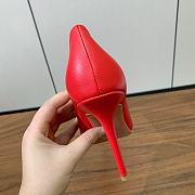 Bagsaaa Amina Muaddi Barbara Pump 105 Red Nappa - 3