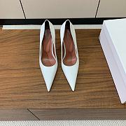 Bagsaaa Amina Muaddi Barbara Pump 105 White Nappa - 1