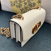 Bagsaaa Small Valentino Garavani Vain Shoulder Bag Ivory - 19.5cm - 3