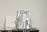 Bagsaaa Chanel Backpack AS5310 Silver Lambskin - 24.5 x 18 x 8cm - 1