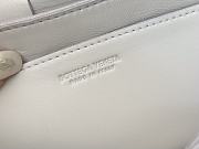 Bagsaaa Bottega Veneta Small Cassette 730848 White - 19cm - 4