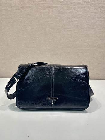 Bagsaaa Prada Leather Shoulder Bag 2VD073 Black - 30cm