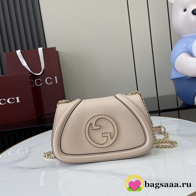 Bagsaaa Gucci Blondie mini shoulder bag 815711 light pink - 21.5 x 11 x 8 cm - 1