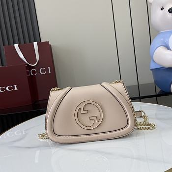 Bagsaaa Gucci Blondie mini shoulder bag 815711 light pink - 21.5 x 11 x 8 cm