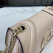 Bagsaaa Gucci Blondie mini shoulder bag 815711 light pink - 21.5 x 11 x 8 cm - 4