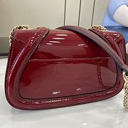 Bagsaaa Gucci Blondie mini shoulder bag 815711 red patent - 21.5 x 11 x 8 cm - 4