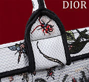 Bagsaaa Large Dior Book Tote Latte Embroidery with Multicolor Dior Cabinet de Curiosités Motif - 42 x 35 x 18.5 cm - 2