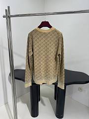 Bagsaaa Gucci Embroidered wool GG jacquard cardigan - 4