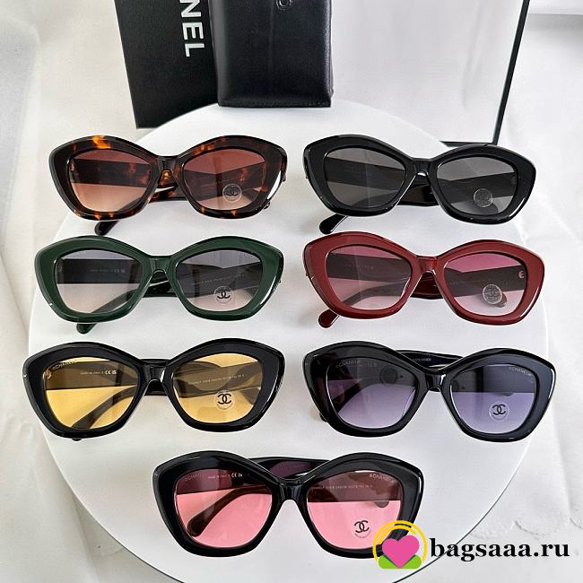 Bagsaaa Chanel Cat Eye Sunglasses Acetate & Diamanté - 1