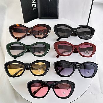 Bagsaaa Chanel Cat Eye Sunglasses Acetate & Diamanté