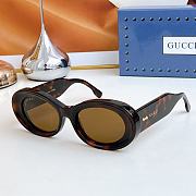 Bagsaaa Gucci Oval-frame sunglasses - 1