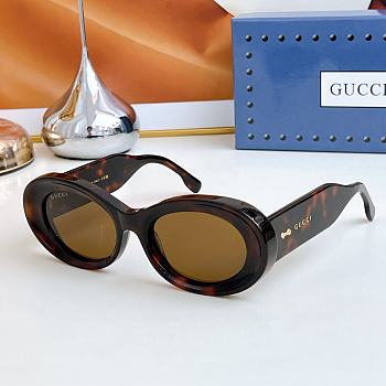 Bagsaaa Gucci Oval-frame sunglasses