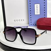 Bagsaaa Gucci Low nose bridge fit square sunglasses - 1