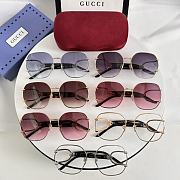 Bagsaaa Gucci Geometric frame sunglasses - 2