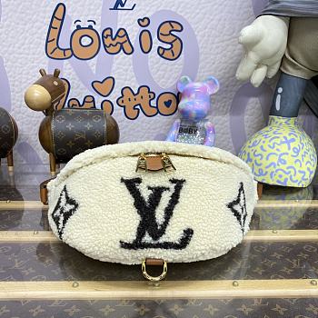 Bagsaaa M23715 Louis Vuitton Bumbag SKI Cream/Brown - 37x14x13cm