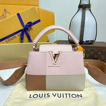 Bagsaaa Louis Vuitton M59268 Capucines Mini Bag Pink - 21 x 14 x 8 cm