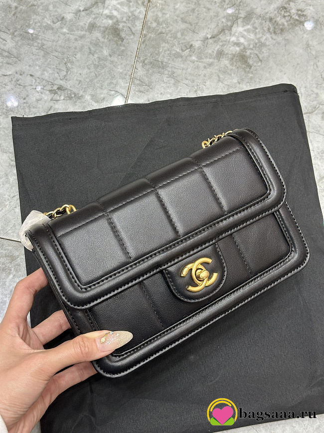 Bagsaaa Chanel AS5249 Mini Flap Bag Black - 19.5cm - 1