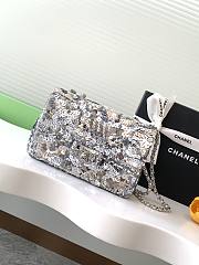 Bagsaaa Chanel Flap Bag Sequins & Silver-Tone Metal AS4561 - 14 × 21 × 8 cm - 1