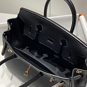 Bagsaaa Hermes Mini Birkin Black Togo - 20cm - 3