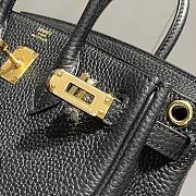 Bagsaaa Hermes Mini Birkin Black Togo - 20cm - 2