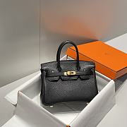 Bagsaaa Hermes Mini Birkin Black Togo - 20cm - 1