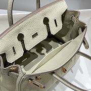 Bagsaaa Hermes Mini Birkin Cream Togo - 20cm - 4