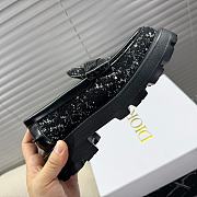 Bagsaaa Dior Boy Platform Loafer Black and White Cannage Tweed - 4