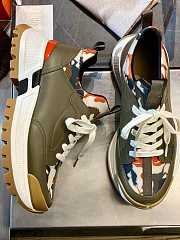 Bagsaaa Hermes Jumpy sneaker multicolore vert toundra - 2