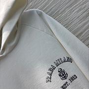 Bagsaaa Prada Cotton fleece hoodie white - 4