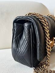 Bagsaaa Valentino Garavani Quiltie 67 Small Shoulder Bag In Quilted Nappa Black - 19cm - 4