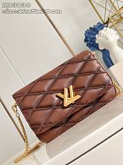 Bagsaaa Louis Vuitton M13841 Wallet On Chain GO-14 Tan - 12 x 5 x 20 cm - 1