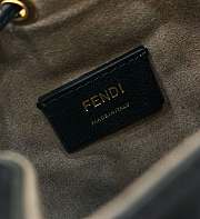 Bagsaaa Fendi Mon Tresor Multicolour canvas mini-bag with FF embroidery - 18cm - 4