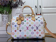 Bagsaaa Louis Vuitton M13085 Speedy Bandoulière 25 LV x TM Multicolored - 25cm - 1