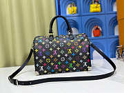 Bagsaaa Louis Vuitton M13257 Speedy Soft 30 LV x TM Black Multicolor - 30 x 21 x 17 cm - 2