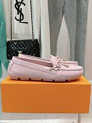 Bagsaaa Louis Vuitton Gloria Flat Loafer Pink - 1