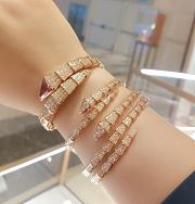 Bagsaaa Bvlgari Serpenti Viper Bracelet rose gold & diamonds - 2