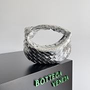 Bagsaaa Bottega Veneta Mini Jodie 651876 silver - 26cm - 1