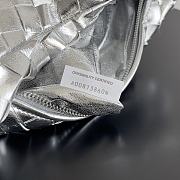 Bagsaaa Bottega Veneta Mini Jodie 651876 silver - 26cm - 3