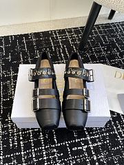 Bagsaaa Dior Punk Ballet Flat Black Supple Calfskin S900 - 1