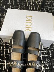 Bagsaaa Dior Punk Ballet Flat Black Supple Calfskin S900 - 4